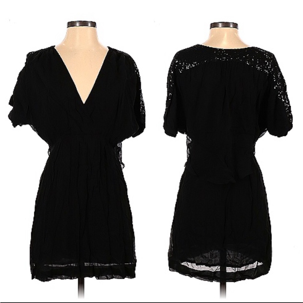 Dallin Chase Ridley sequin black mini dress